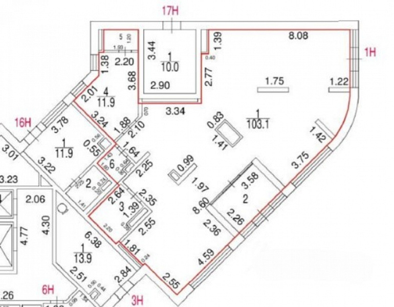 Аренда торгового помещения Жилое здание 