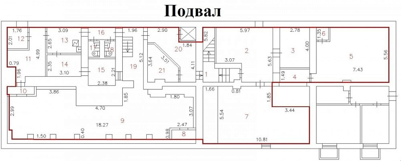 Аренда торгового помещения Жилое здание 