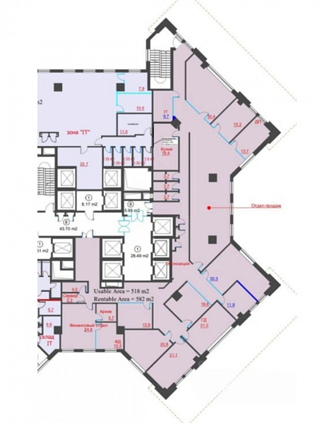Аренда офиса Бизнес-центр «Павелецкая Тауэр»
