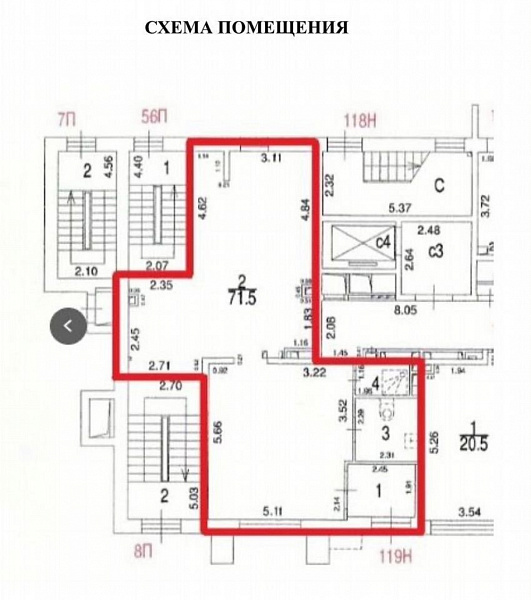 Продажа торгового помещения ЖК 
