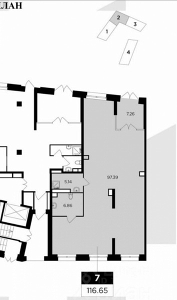 Продажа торгового помещения Жилой комплекс КутузовGRAD II (КутузовГрад II)