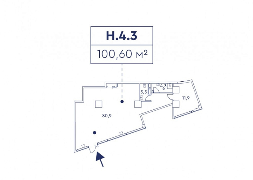 Продажа торгового помещения МФК 