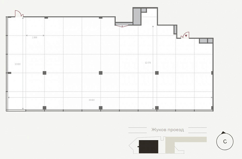 Продажа офиса Бизнес-центр TALLER