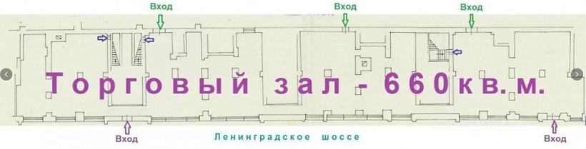Аренда торгового помещения Жилое здание 