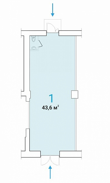 Продажа торгового помещения Жилое здание 