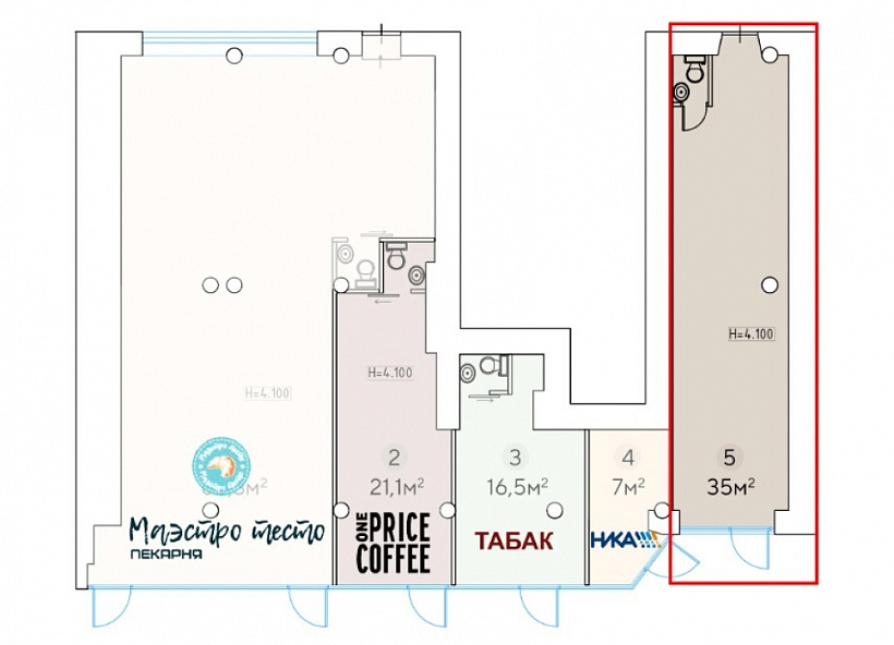 Продажа торгового помещения Жилое здание «Яна Райниса 2 к1»