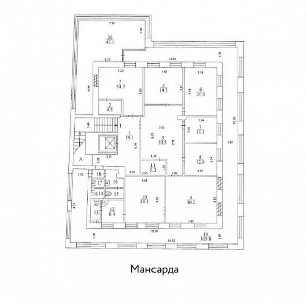 Продажа офиса Особняк «Большая Почтовая 36с1»