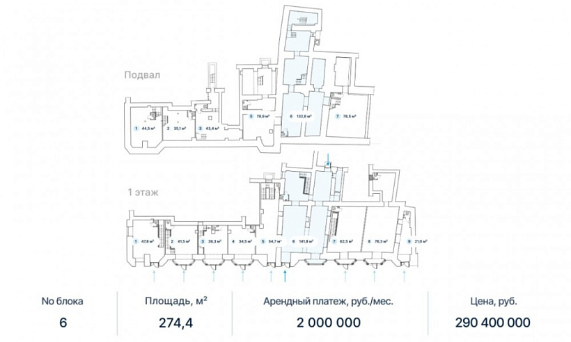Продажа торгового помещения Москва, Тверская улица, 27с1