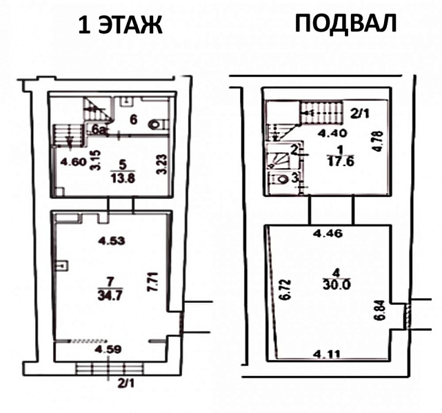 Продажа торгового помещения Жилое здание 