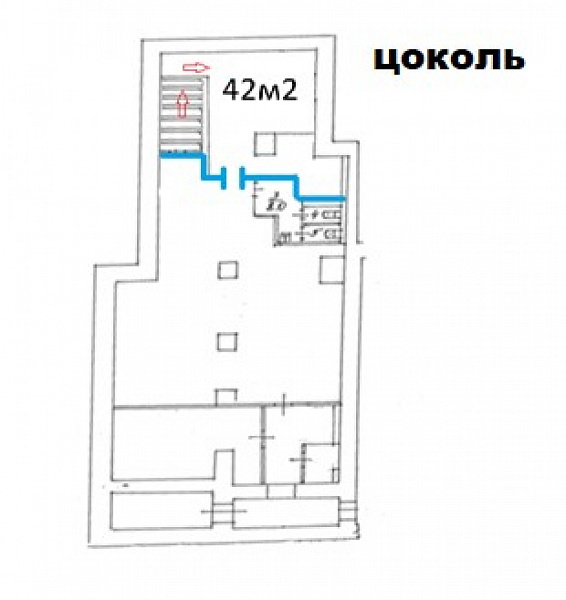 Аренда торгового помещения Жилое здание 