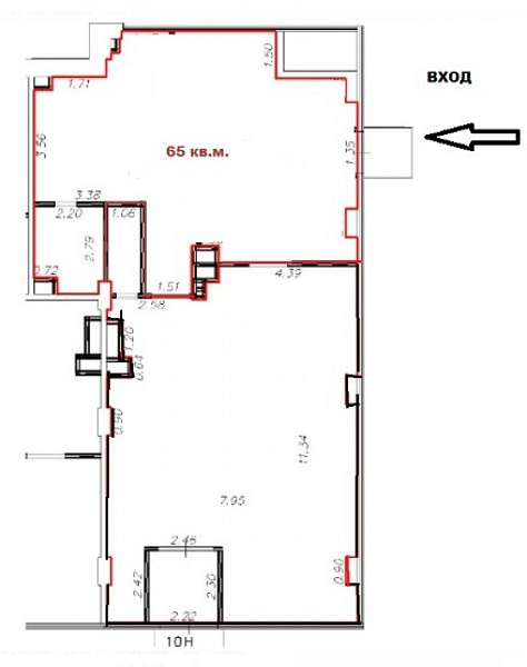Аренда торгового помещения ЖК