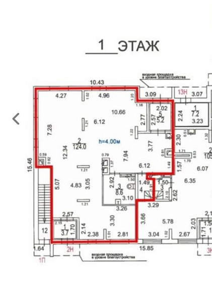 Аренда торгового помещения Жилое здание 