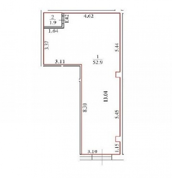 Продажа торгового помещения Административное «Профсоюзная 152 к2»