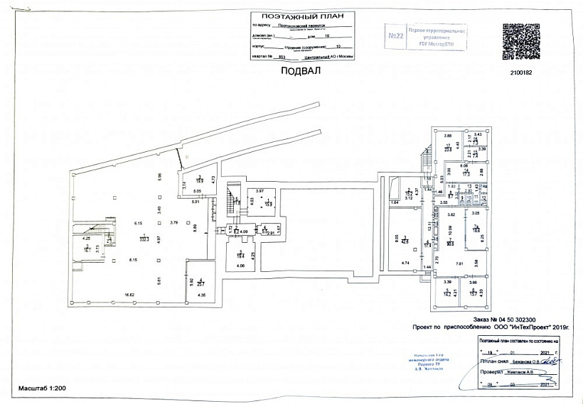 Аренда офиса Особняк «Протопоповский 19 с10»