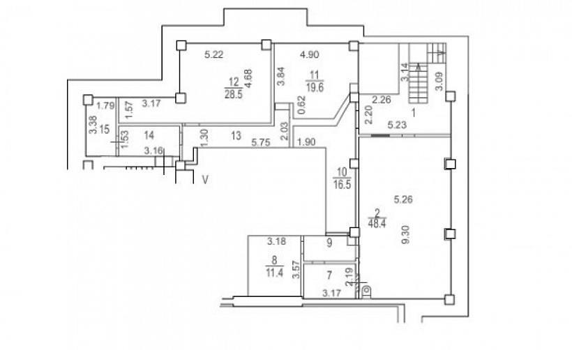 Аренда торгового помещения Жилое здание «Котельническая 1/15»