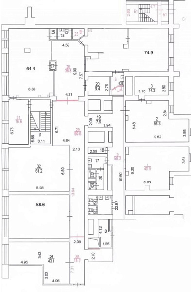 Аренда офиса Жилое здание 