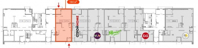 Аренда торгового помещения ЖК 