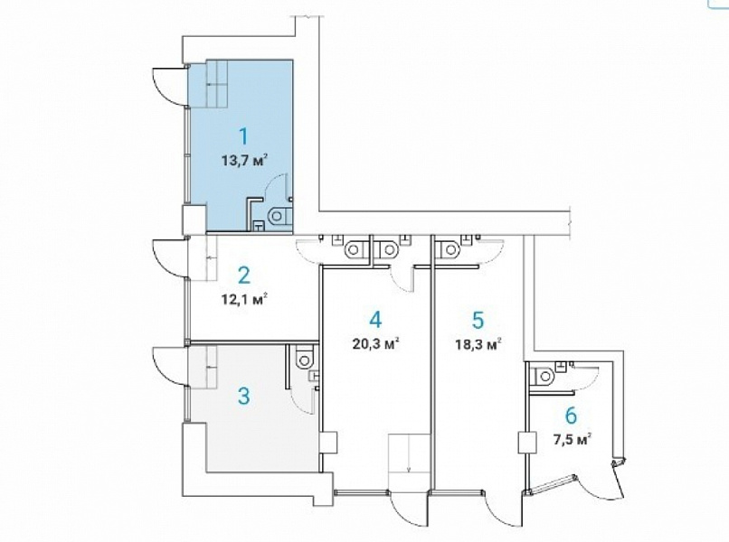 Аренда торгового помещения Жилое здание