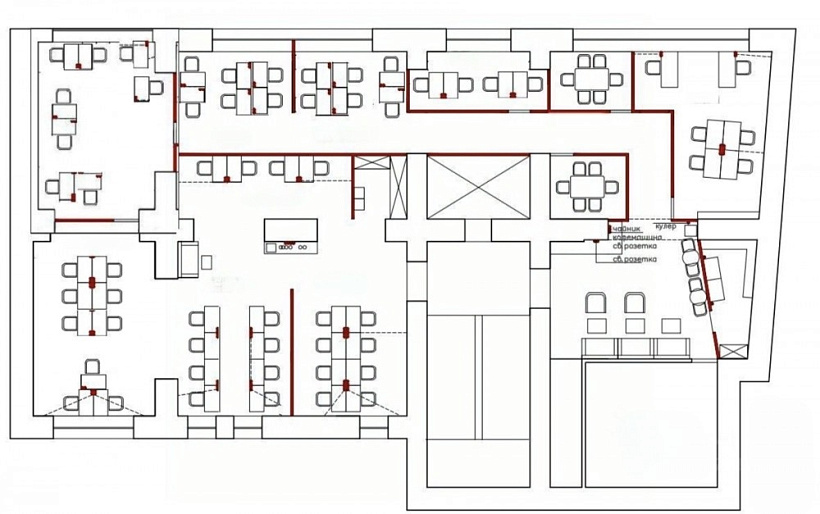 Аренда офиса Особняк на 1й линии Кузнецкого