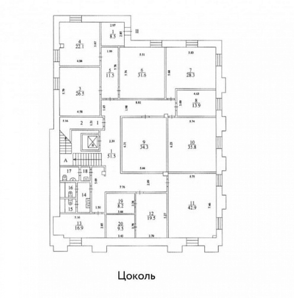 Продажа офиса Особняк «Большая Почтовая 36с1»
