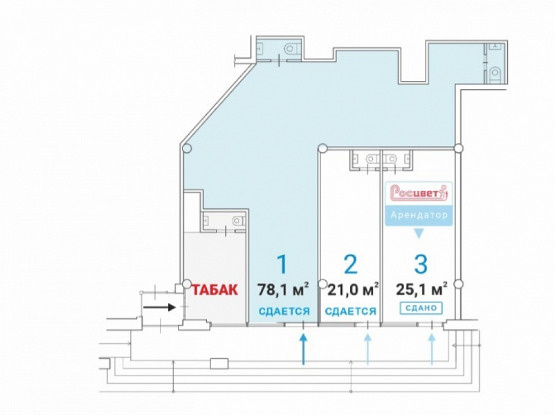 Продажа торгового помещения Административное здание 