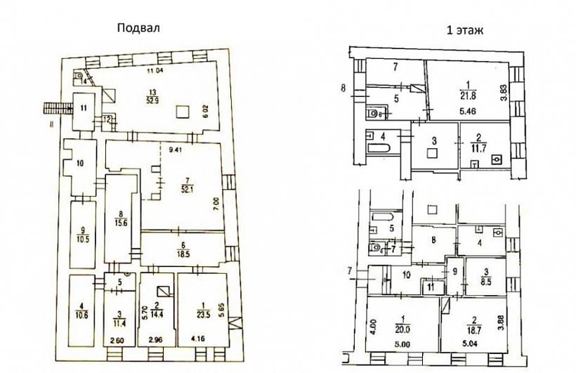Продажа торгового помещения Жилое здание