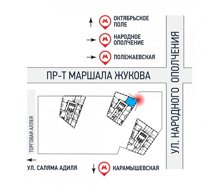 Продажа торгового помещения ЖК 