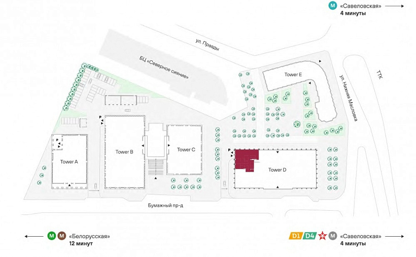Продажа торгового помещения БЦ STONE TOWERS
