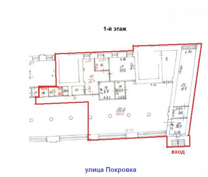 Аренда торгового помещения Встроено-пристроенное здание 