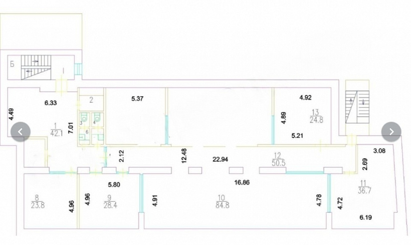 Продажа офиса БЦ «Грузинский вал 10 »