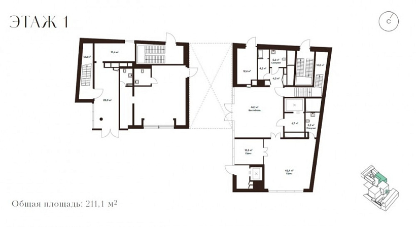 Продажа офиса ОФИСНАЯ РЕЗИДЕНЦИЯ «ВРЕМЯ» КАМЕРГЕР