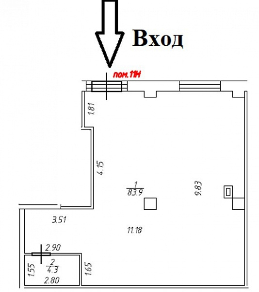 Аренда торгового помещения ЖК 