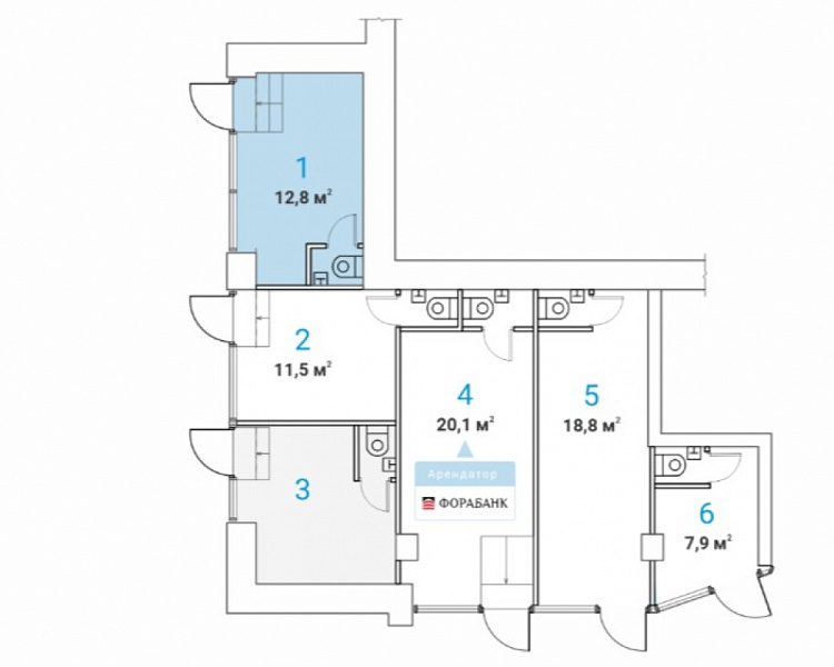 Аренда торгового помещения Жилое здание 