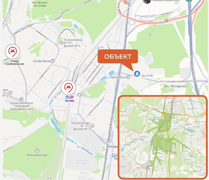 Арендный бизнес Московская область, Ленинский городской округ, рабочий посёлок Бутово, жилой комплекс Бутово Парк, 18к1