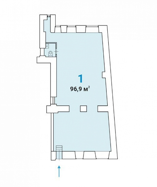 Продажа торгового помещения Жилое здание 