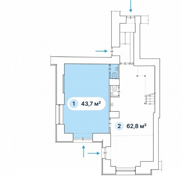 Продажа торгового помещения Жилой дом 