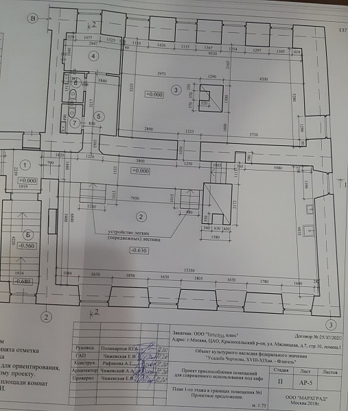 Аренда торгового помещения Административное здание 