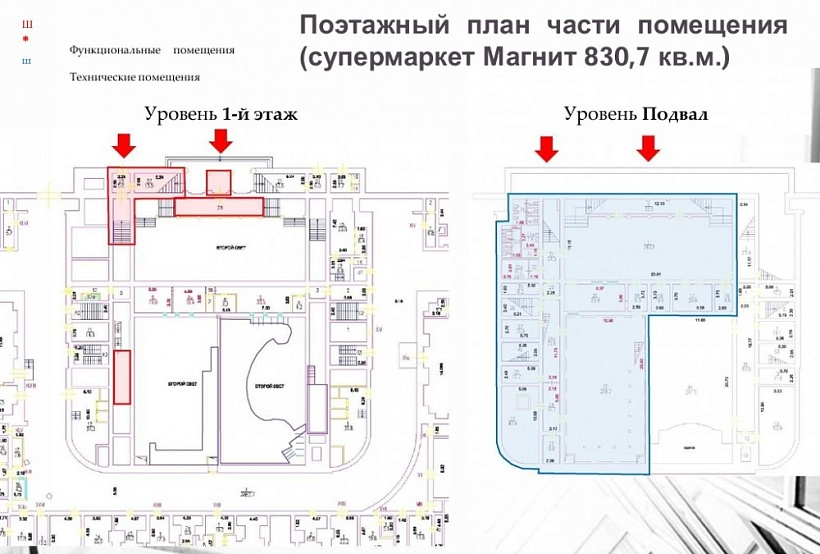 Аренда торгового помещения Жилое здание 