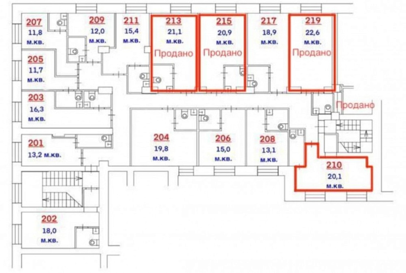 Продажа офиса Жилое здание
