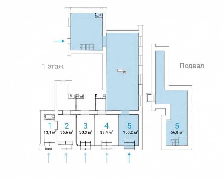 Продажа торгового помещения Жилое здание 