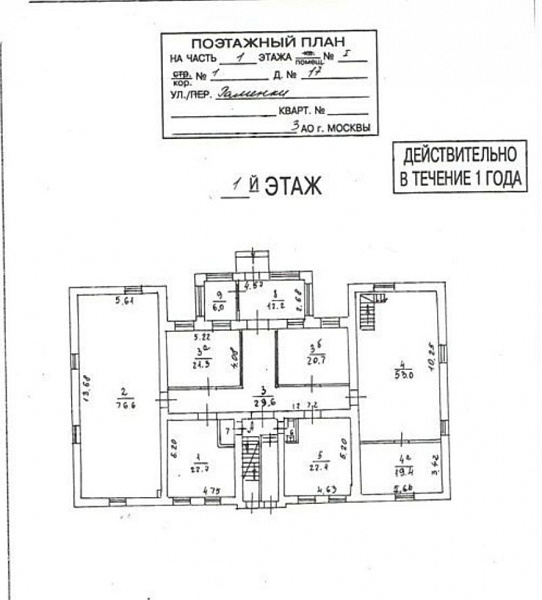 Аренда торгового помещения Офисное здание «Раменки 17 к1»