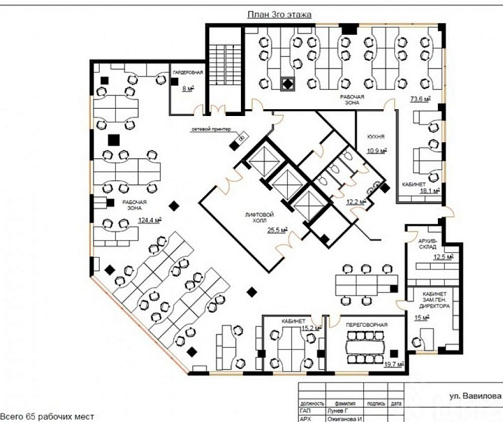 Аренда офиса Бизнес-центр «Vaviloff Tower»