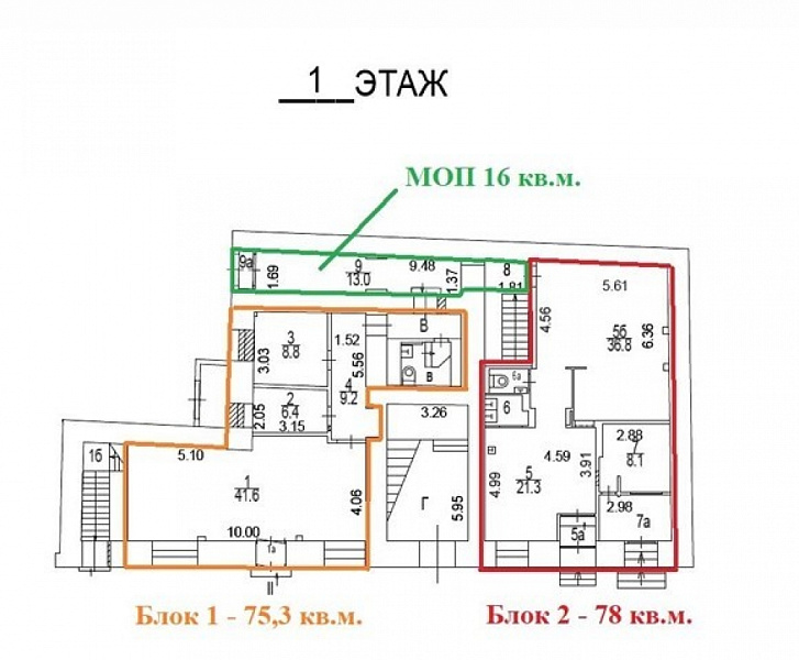 Аренда торгового помещения Жилое здание 