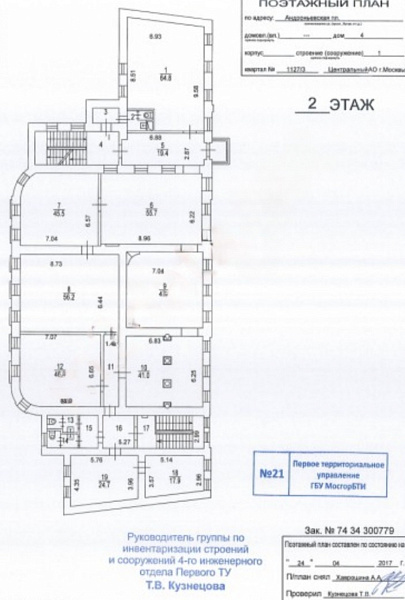 Продажа офиса Особняк «Андроньевская 4 с1»