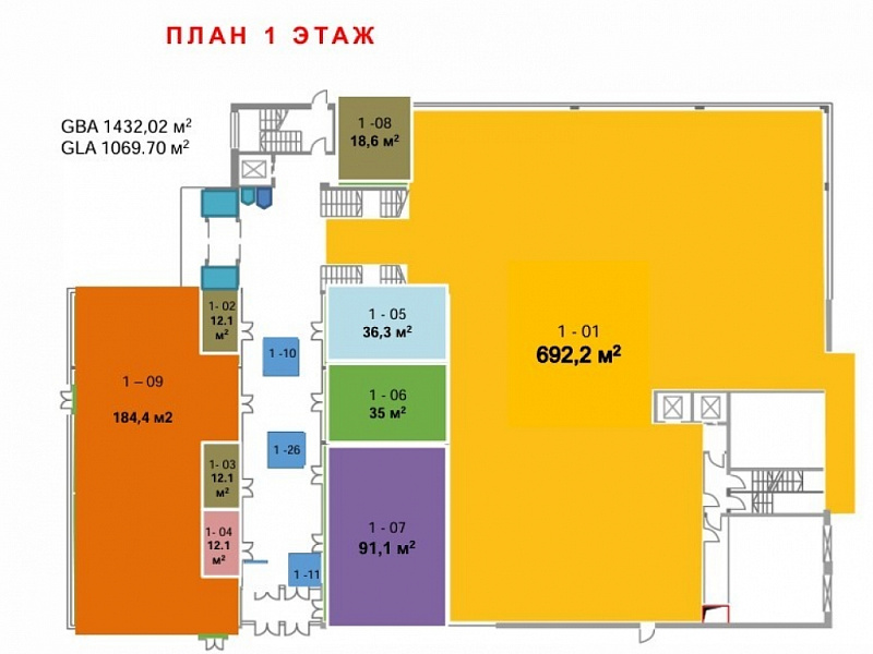 Аренда торгового помещения ТЦ 