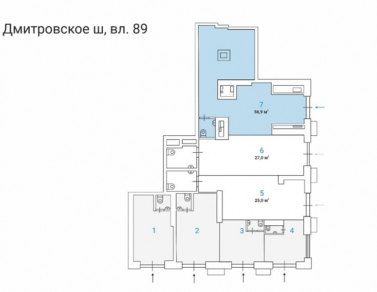 Продажа торгового помещения Жилое здание 
