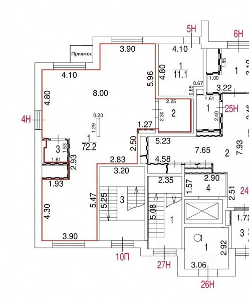 Аренда торгового помещения Жилое здание 
