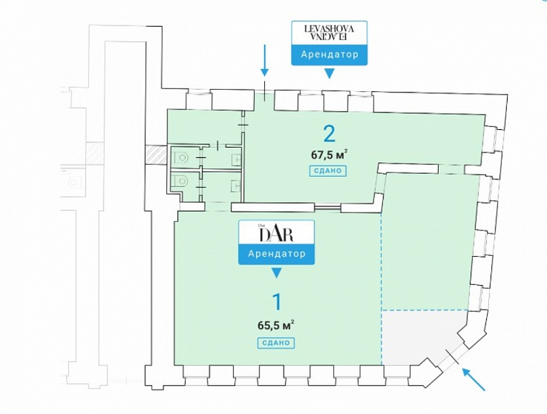 Арендный бизнес Жилое здание Малая Никитская, 8/1