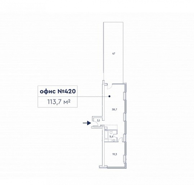 Продажа офиса ЖК 