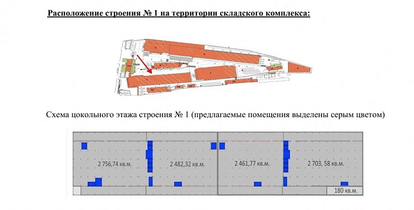 Аренда индустриальной недвижимости Складской комплекс 